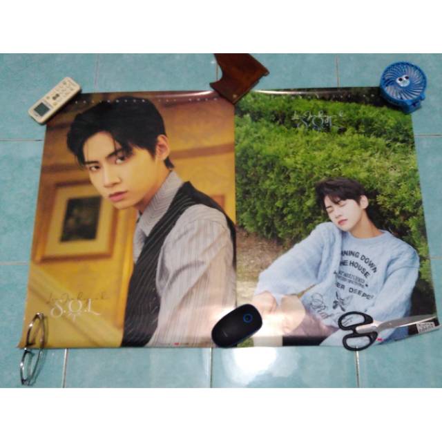 Photocard dan Pritilan Album Official S.O.L Lee Jinhyuk LJH Pure dan Gold