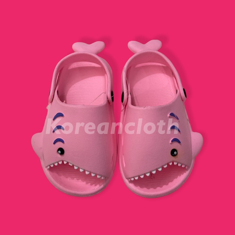 BALANCE 2029 Sandal Baby Shark Import / Sandal Hiu / Sendal Anak Lucu / Sandal Import Anak Cewe dan Cowo terbaru