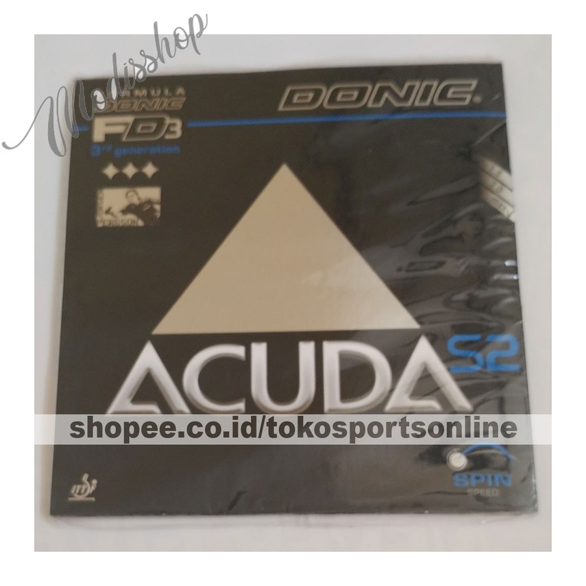 ACUDA S2 KARET BAT PINGPONG DONIC RUBBER BET TENIS MEJA ORIGINAL