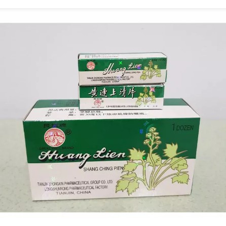 

Huang Lien Shang Ching Pien Dus Isi 12 Botol Kecil - Minuman Panas Dalam