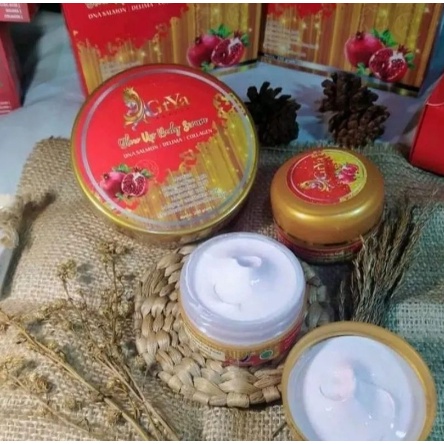 [ORIGINAL] GRYA BEAUTY GLOW UP FACE & BODY SERUM DNA SALMON EXTRACT DELIMA COLLAGEN KRIM SIANG DAN M