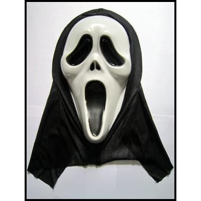 TOPENG SCREAM SKULL TENGKORAK HANTU HALOWEEN COSPLAY KOSTUM