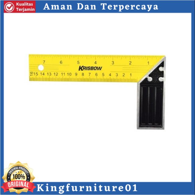 

Krisbow Penggaris Siku Besi 20 Cm