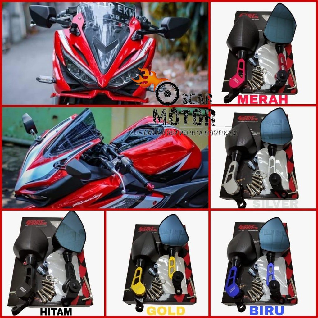 Spion Model Ducati CNC Universal Honda Yamaha Motor Nmax Pcx Xmax Aerox CBR Byson Vixion Vario 150 motor