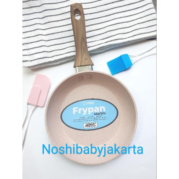 Cypruz FryPan 16 cm Marble / Panci anti lengket cypruz kecil