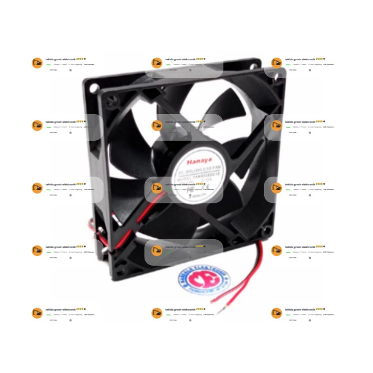 kipas dc 12v 8cm fan dc 8x8