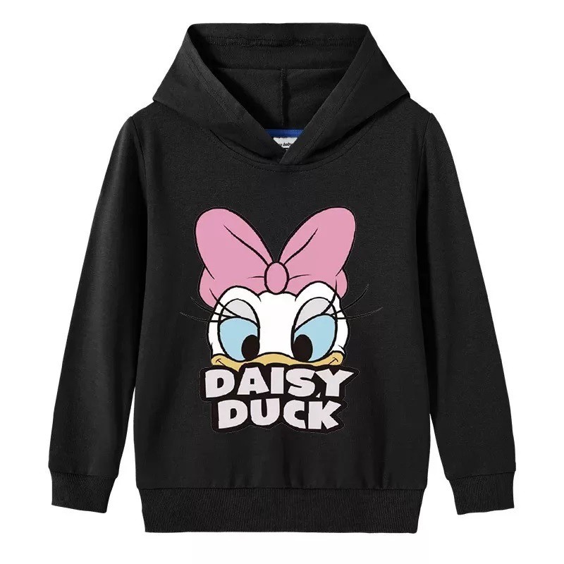 Sweater Hoodie Anak Daisy Duck Sweater Anak Fleece Pakaian Anak Unisex