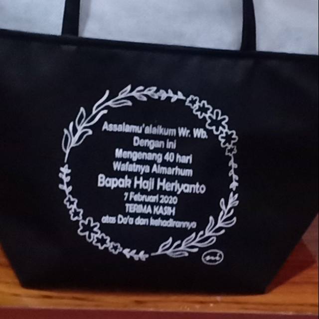 Tas serut box nasi uk 22x22