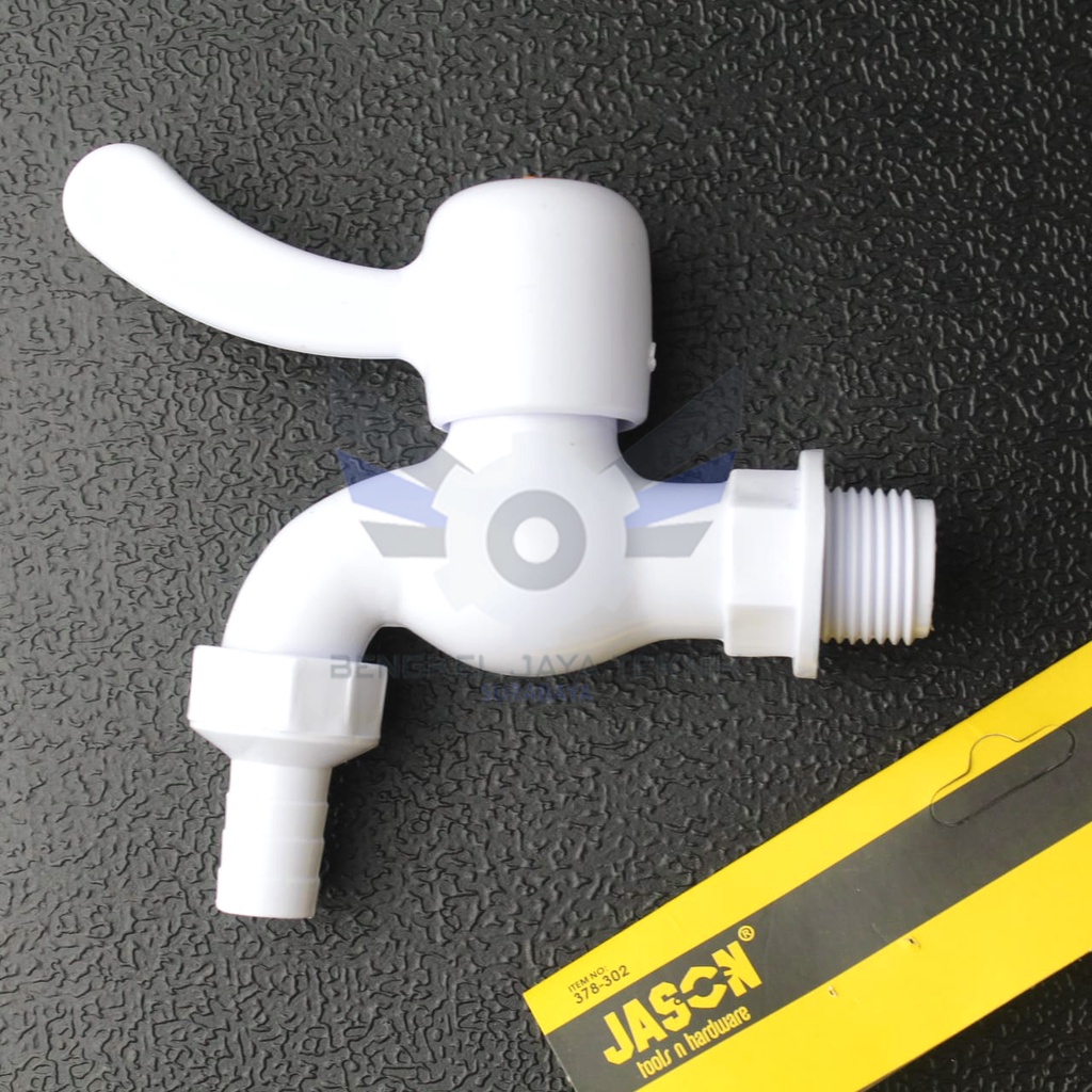 Kran Taman PVC 1/2 / Keran Air PVC / Kran Air Taman JASON (378-302)