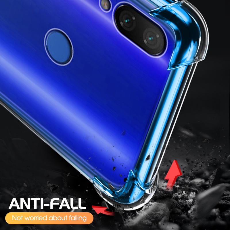 Casing Soft Case TPU Transparan Ultra Tipis Shockproof Untuk Xiaomi Redmi Note 7