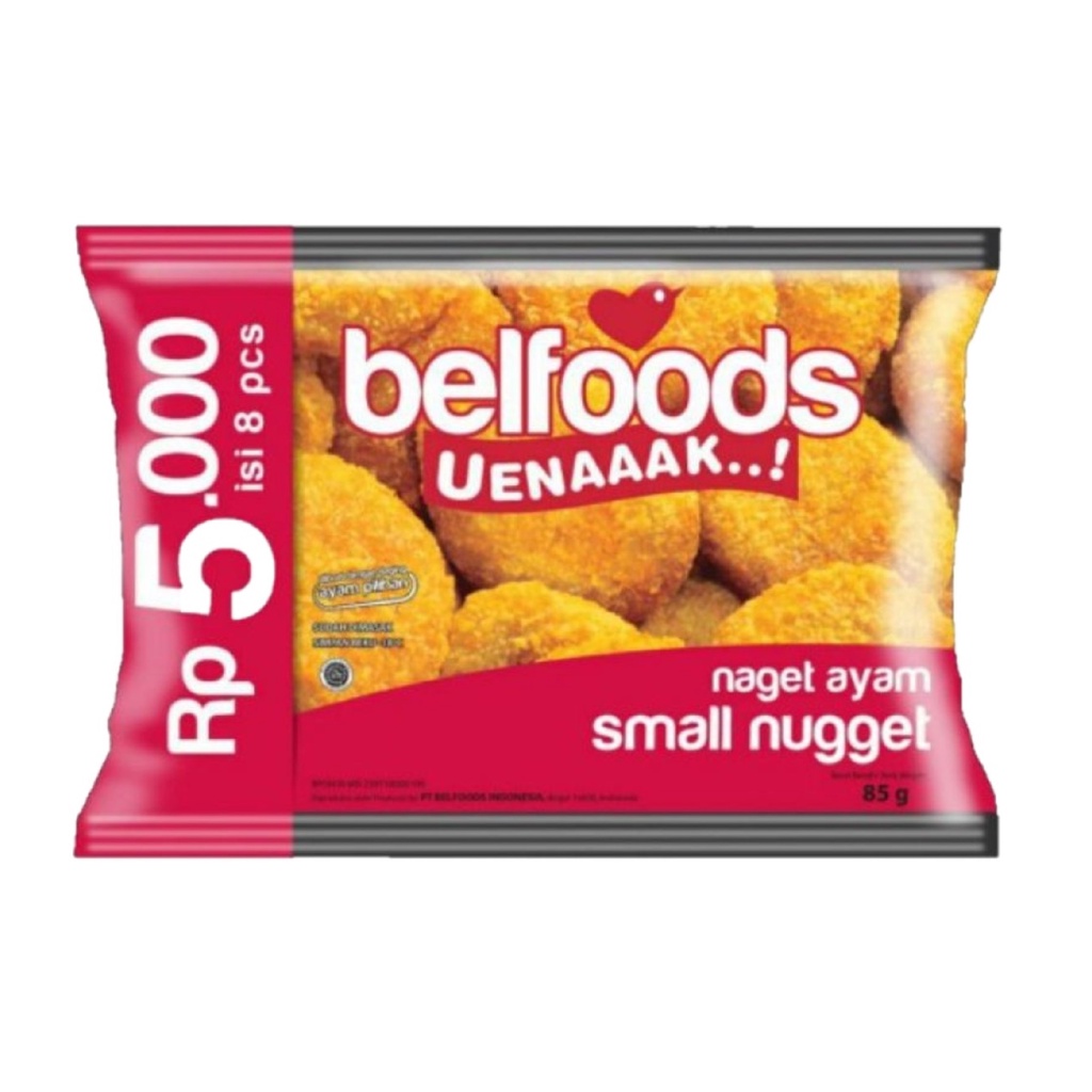 

BELFOODS SMALL NUGGET 85g
