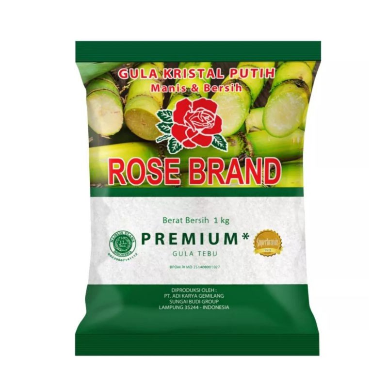 

ROSE BRAND Gula Kristal Premium 1kg