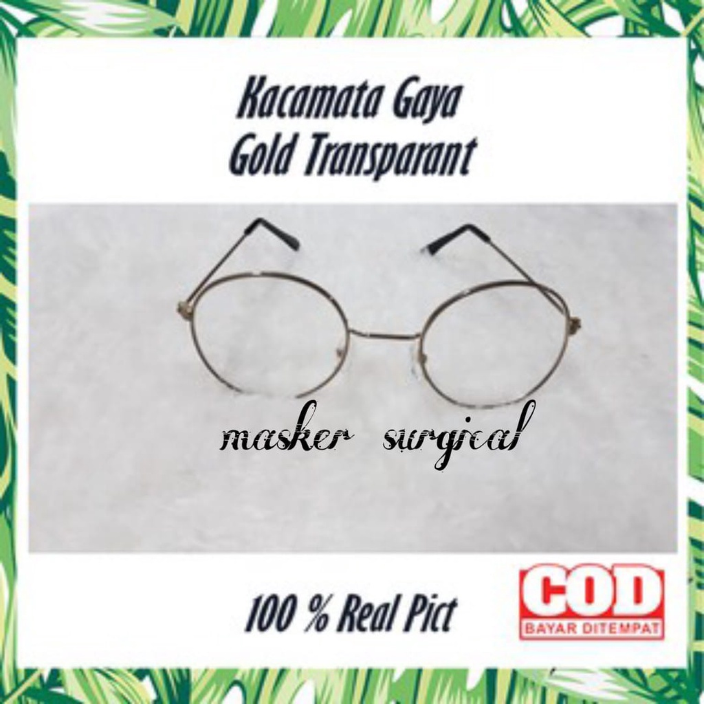 Kacamata lensa bening /kacamata gaya modern /kacamata wanita pria anti silau/kacamata simple anti uv