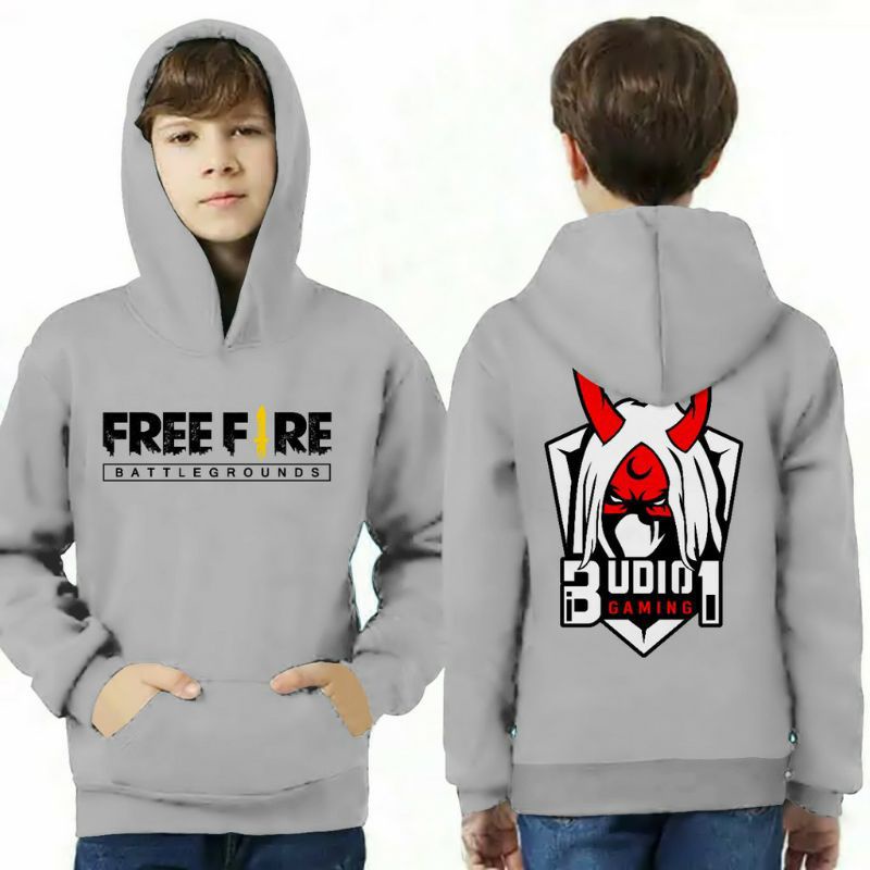 JAKET HOODIE FREE FIRE BUDI01 / ANAK / HOODI / ANAK FREE FIRE/JAKET PRIA WANITA