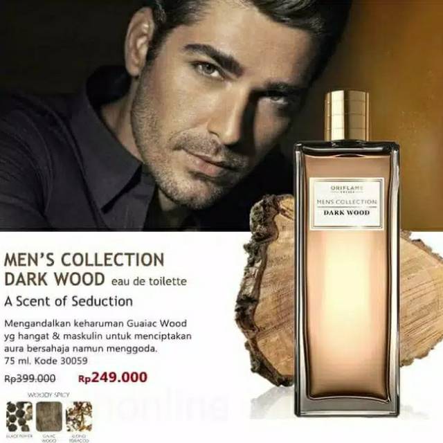 Jual Men's collection dark Wood Eau de toilette Shopee Indonesia