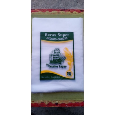Plastik Beras Kemasan 2 Kg Cap Perahu Layar