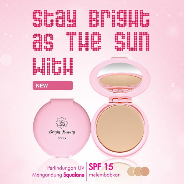 (INEED) Viva Bright Beauty Compact Powder SPF15 | bedak padat viva