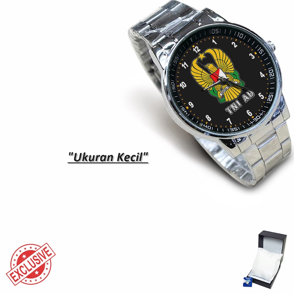 Jam Tangan Rantai Couple TENTARA NASIONAL INDONESIA AD - 3 (Limited Edition)