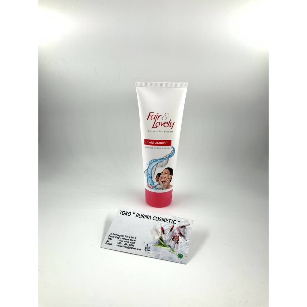 FAIR &amp; LOVELY FAIRNESS FACIAL FOAM MULTI VITAMIN 100 GR