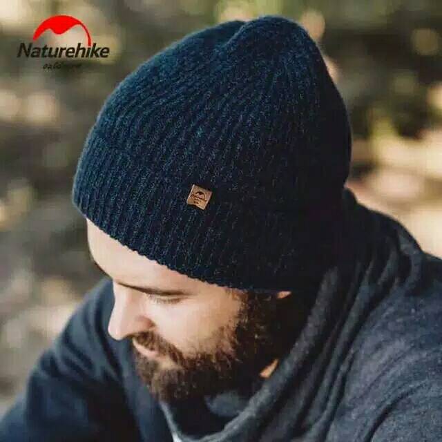 Kupluk naturehike NH17M010-Z beanie knitted hat cap topi rajut kerpus bahan wol