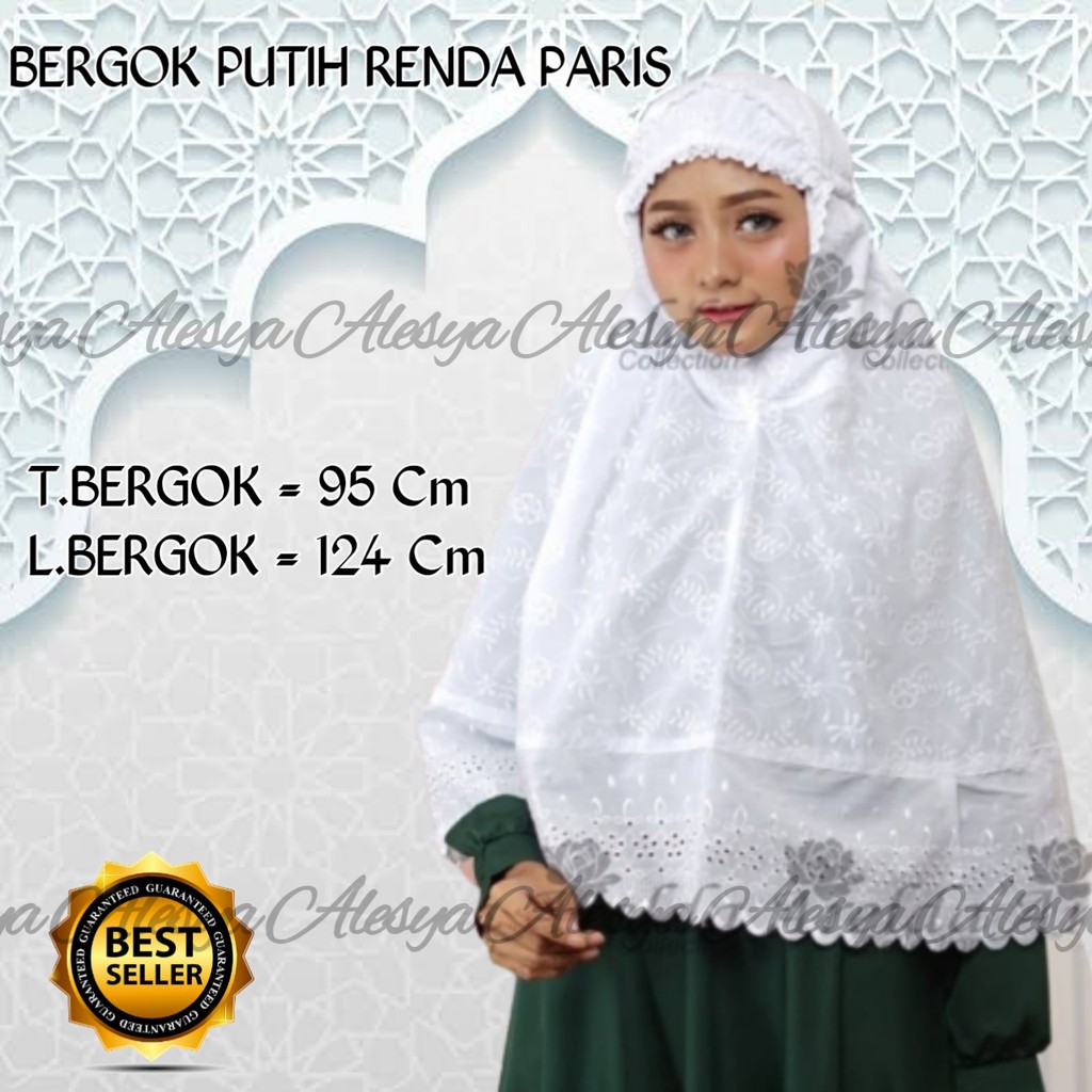 Bergo/Hijab Katun Paris Alesya Standar-Jumbo/Best Seller/Harga Grosir/Bisa Bayar Di Tempat