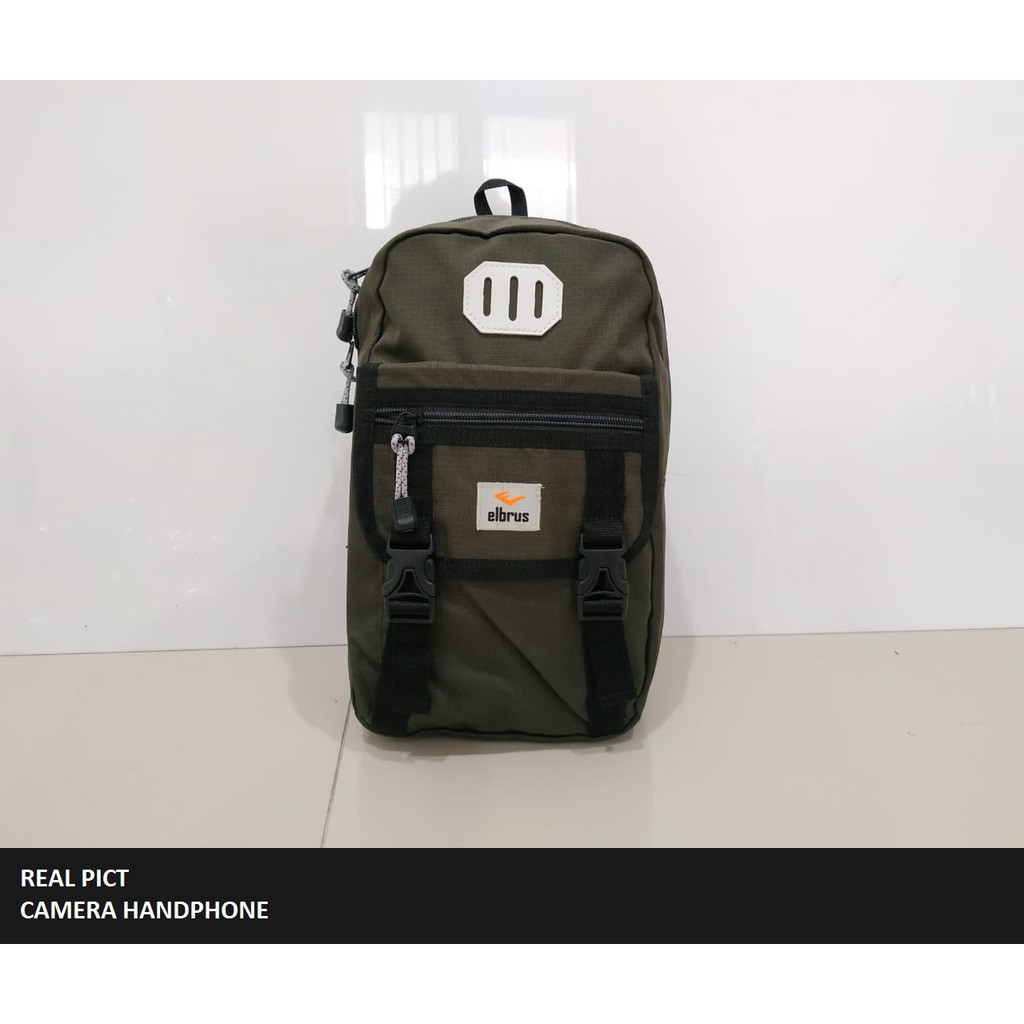 Daypack Tas Selempang Ransel Army Hitam Kecil Crossbody Pria Multifungsi Murah Keren