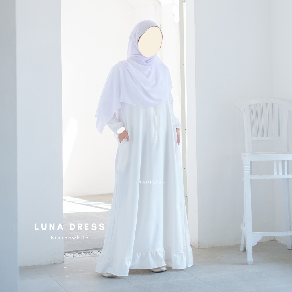 LUNA DRESS SEMI ABAYA BUSUI FRIENDLY