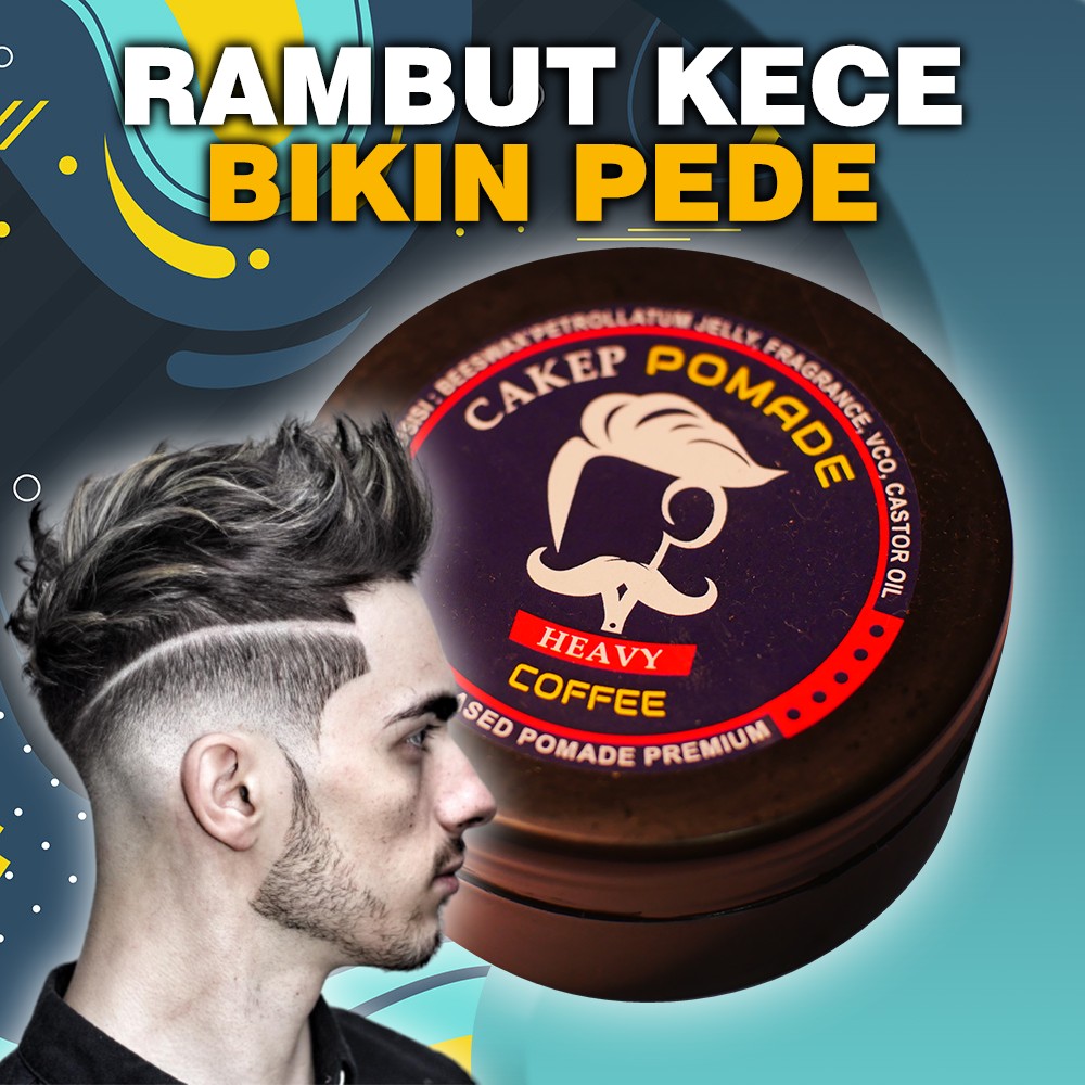 Jual Pomade Oil Based Heavy Hold Gel Rambut Agar Terlihat Basah Pomade Kopi Indonesia Shopee Indonesia