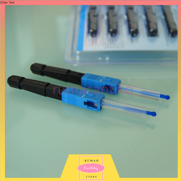 1Pack/5Pcs SOC (Splice on Connector) SC/UPC Sambungan Kabel Fiber Optik Bisa COD