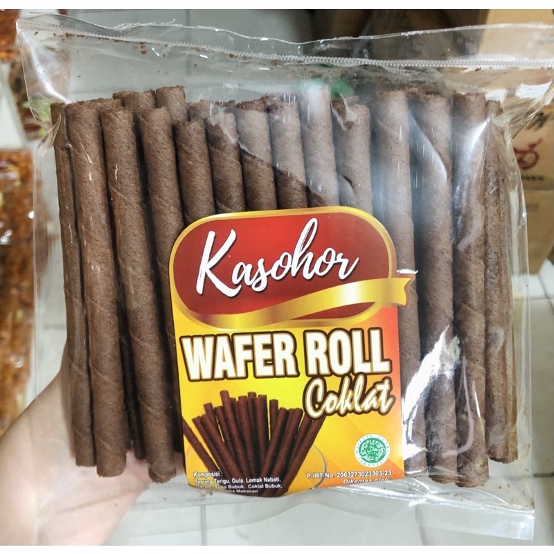 

Wafer roll cokelat