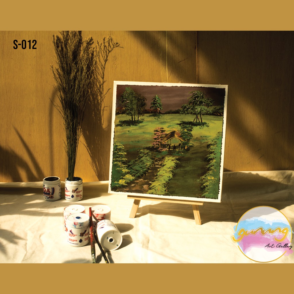 Lukisan Pemandangan Alam Kanvas | S-012