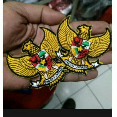 BISA COD LAMBANG BORDIR GARUDA LOGO GARUDA