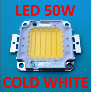 High Power LED 50W Putih / Cold White 6000 - 6500K HPL 32-34V 1500mA