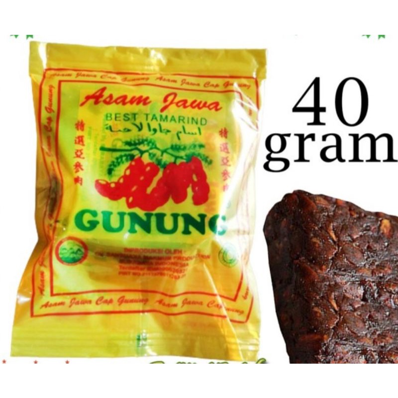 

asam jawa gunung agung kemasan 40gram