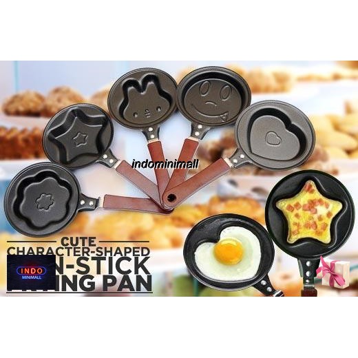 WAJAN TEFLON MINI ANTI LENGKET ANEKA BENTUK SARAPAN TELUR SKC2111