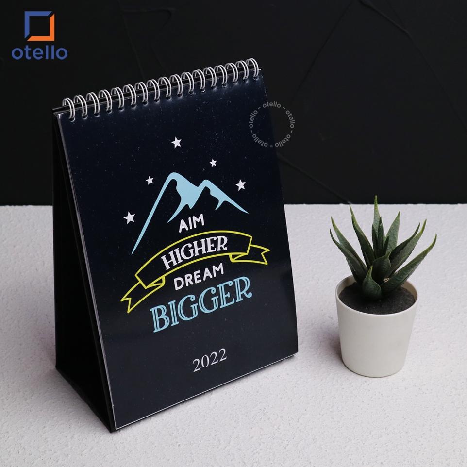 

[PROMO JHH52] Kalender Meja 2022 Kalender Goals Keren Banget ! Desk Calendar Minimalist Quotes Motivasi Terupdate