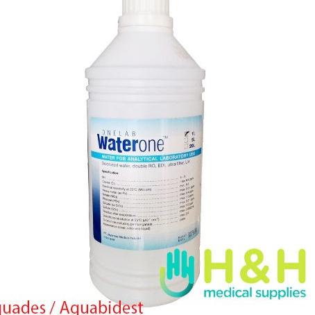 ✔ Waterone / Aquades Steril / Aquadest Aquabidest / Aquabidest Steril / Air Steril / Air Kesehatan Steril / Purified Water / Sterile Water Trendy