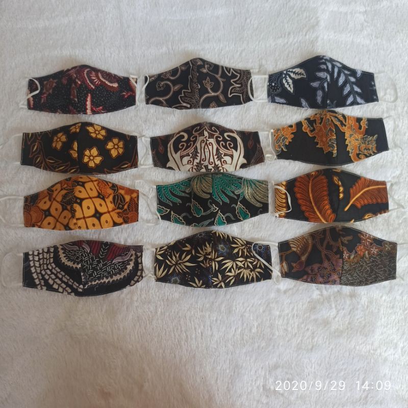 Masker BATIK 3 lapis standart SNI