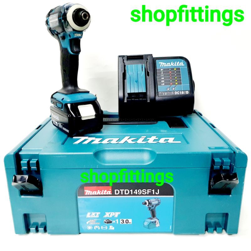 Makita Bor Obeng Baterai 18 Volt Cordless Impact Driver