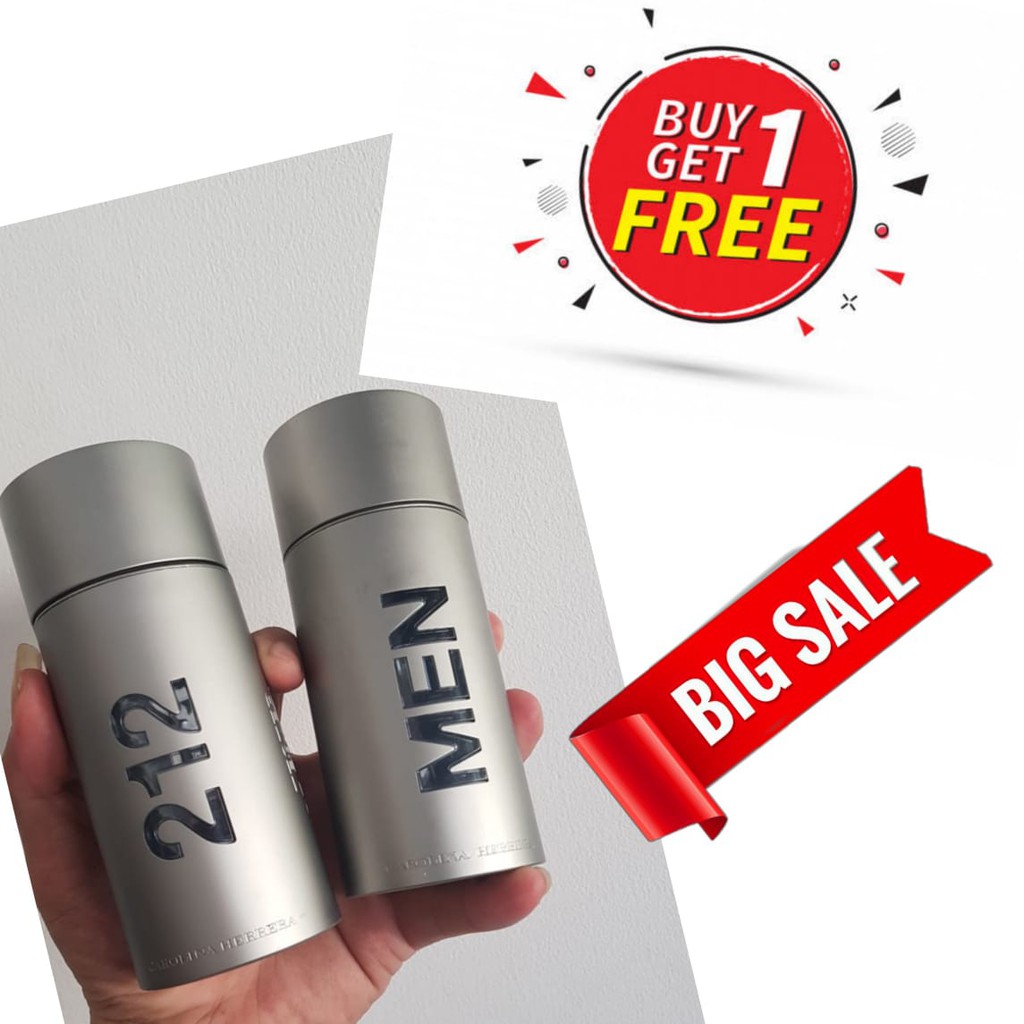 BELI 1 GRATIS 1 PARFUM PRIA CH 212 MAN ORIGINAL TANPA BOX