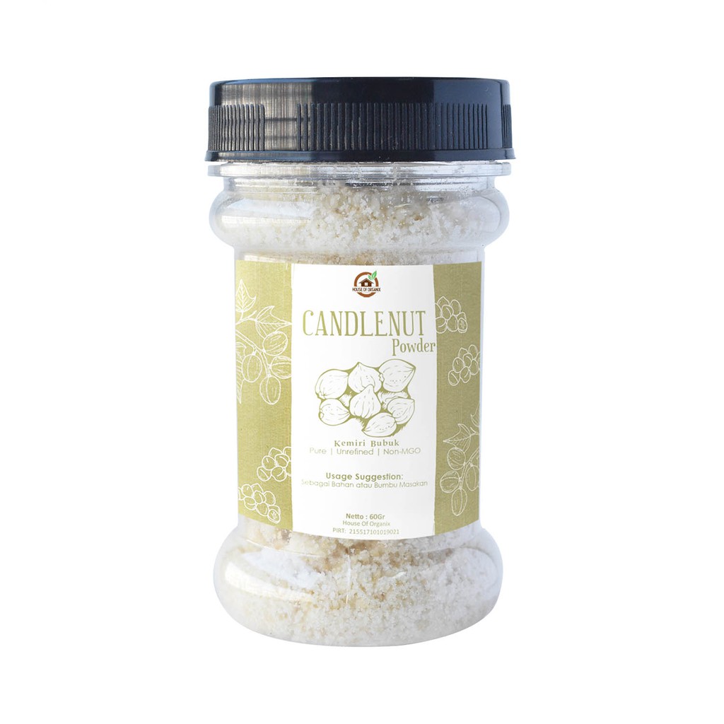 House Of Organix Candlenut Powder ( Kemiri Bubuk ) 60 Gr