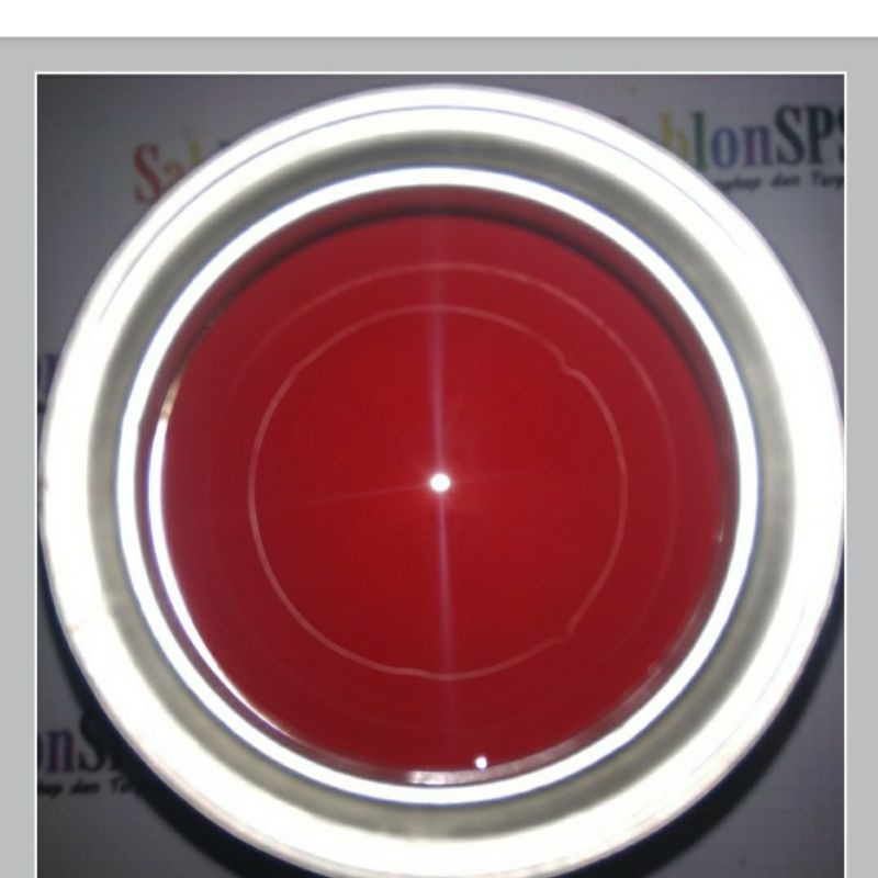 Tinta Sablon Plastik 200 gr Merah Red HDPE PE PP Basis Minyak Solvent Based