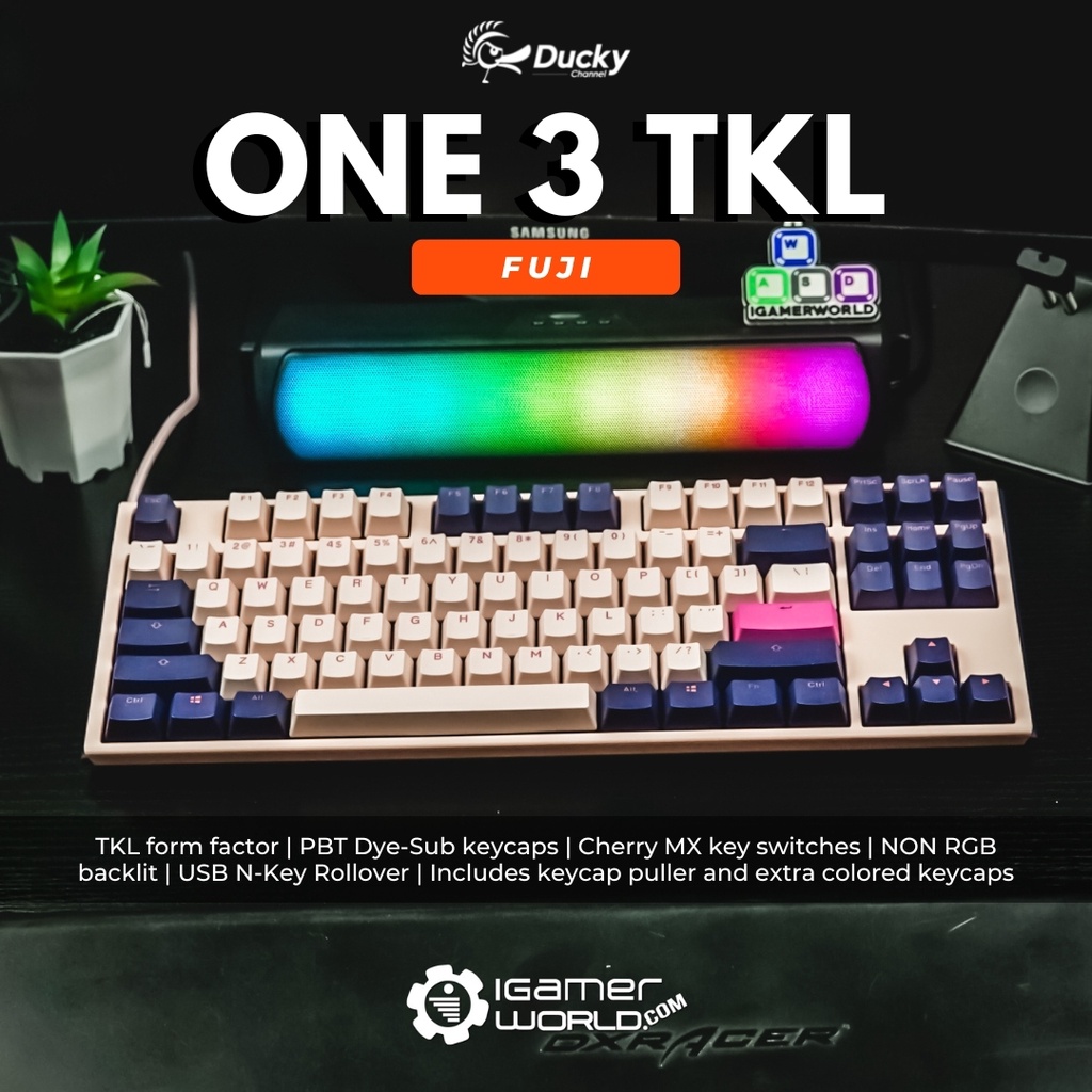 Jual Ducky One 3 TKL Fuji Hotswap Mechanical Gaming Keyboard Indonesia ...