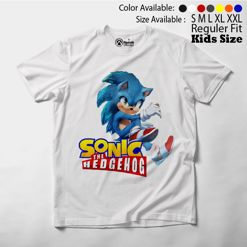Baju Anak / Kaos Atasan Anak / Kids T Shirt Sonic Hedgehog
