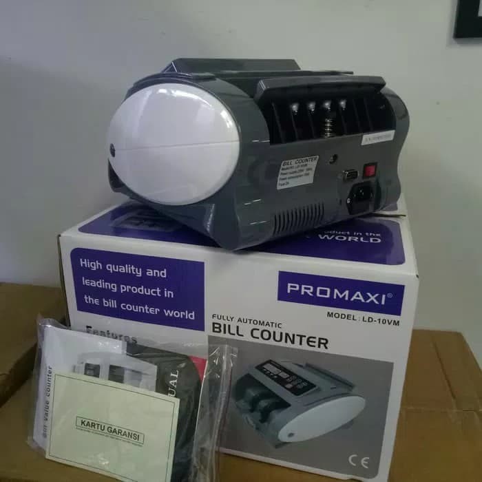 

Money Counter Promaxi Ld-10Vm Alat Mesin Hitung Uang Ld10Vm Murah