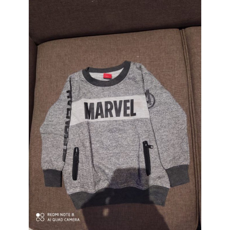 preloved sweater marvel anak branded