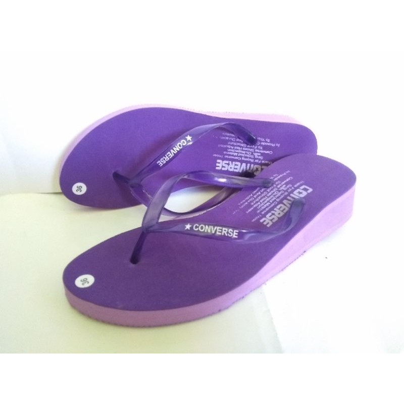 sandal cewek spon  tebel carvile 5cm