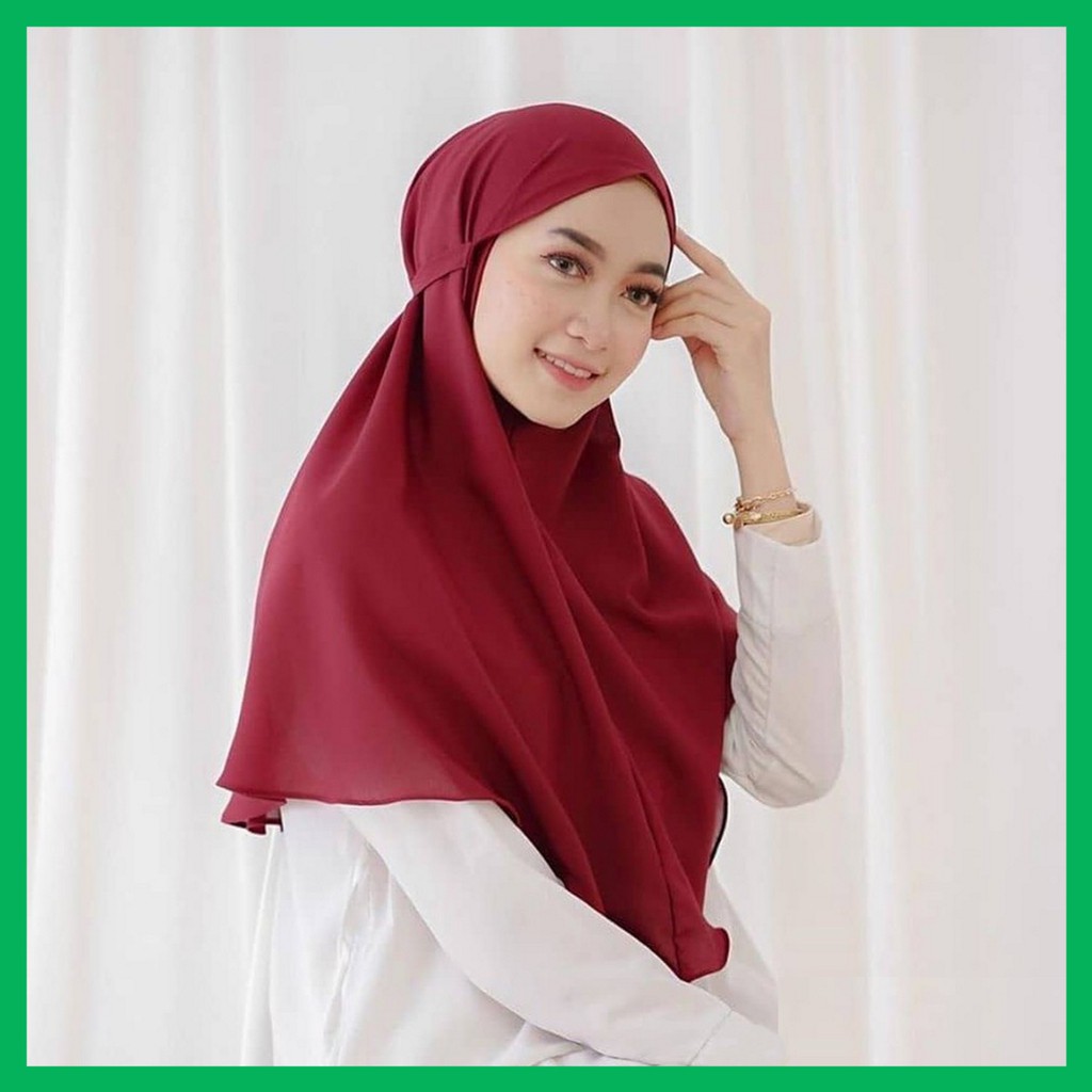 Jilbab Original Bergo Maryam Diamond Tali by Cileunyi Collection HIjab Khimar Amira Diamond Instan