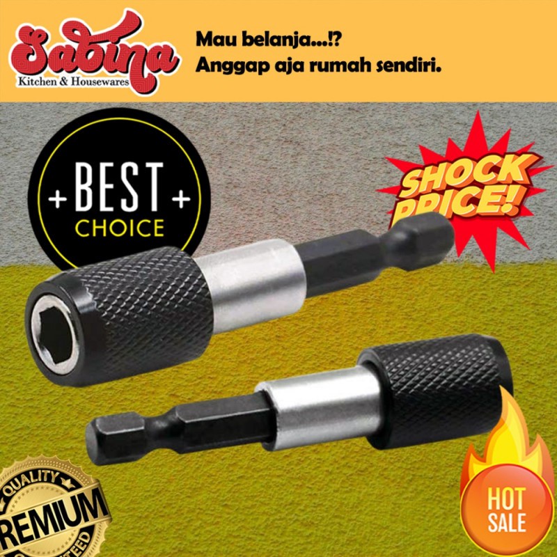 Sambungan Konektor Mata Bor Extender Bor Hexagon Magnetic Shank