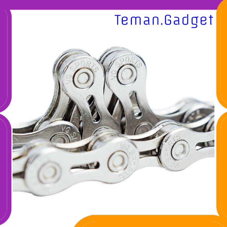 TG-IB342 VG SPORTS RANTAI SEPEDA BICYCLE CHAIN HALF HOLLOW 8/9/10 SPEED